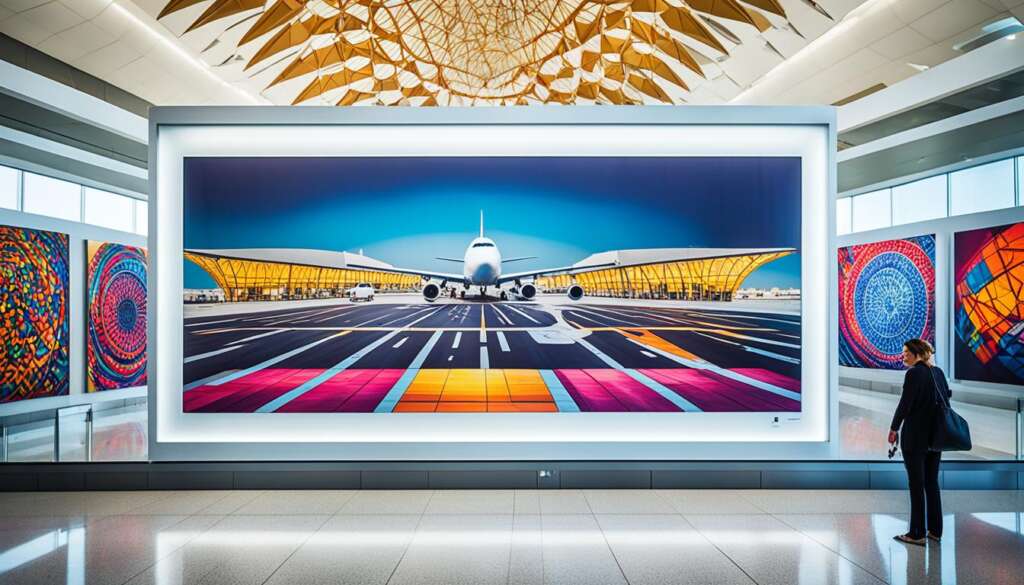 Art à l'aéroport de Doha