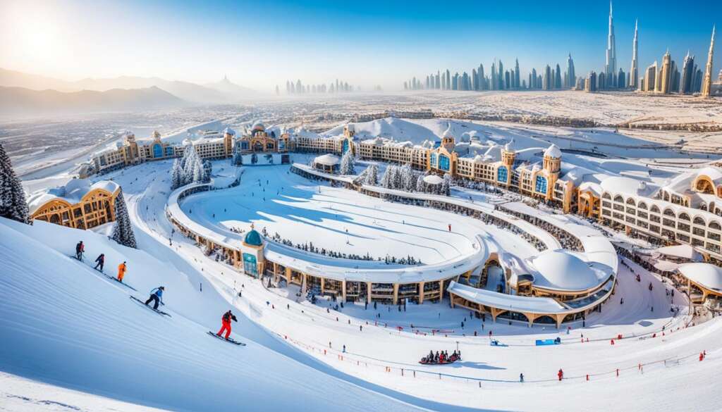 parc de neige à Dubaï parc de neige à Dubaï