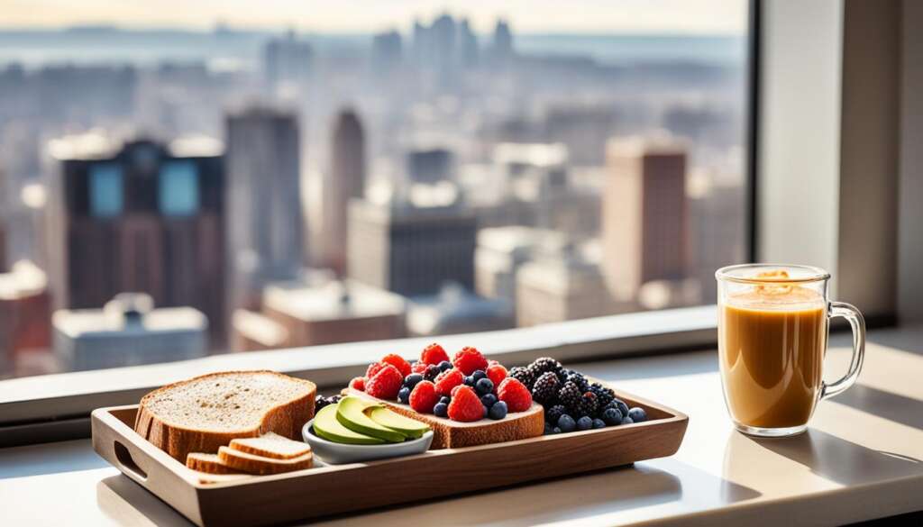 petit-déjeuner sain petit-déjeuner sain