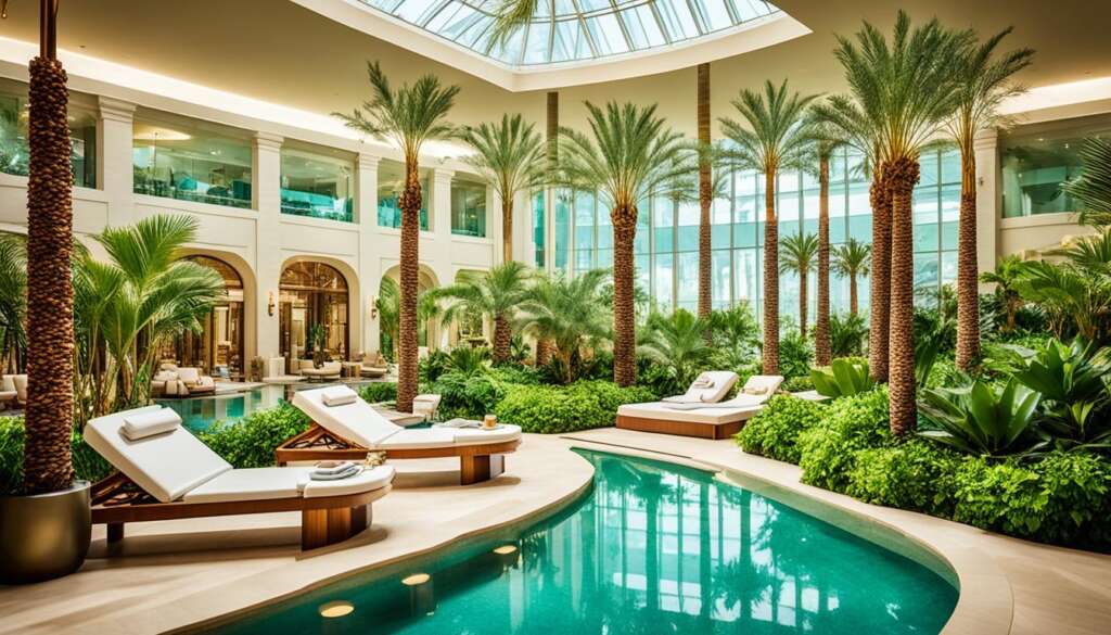 spa à l'aéroport de Dubaï