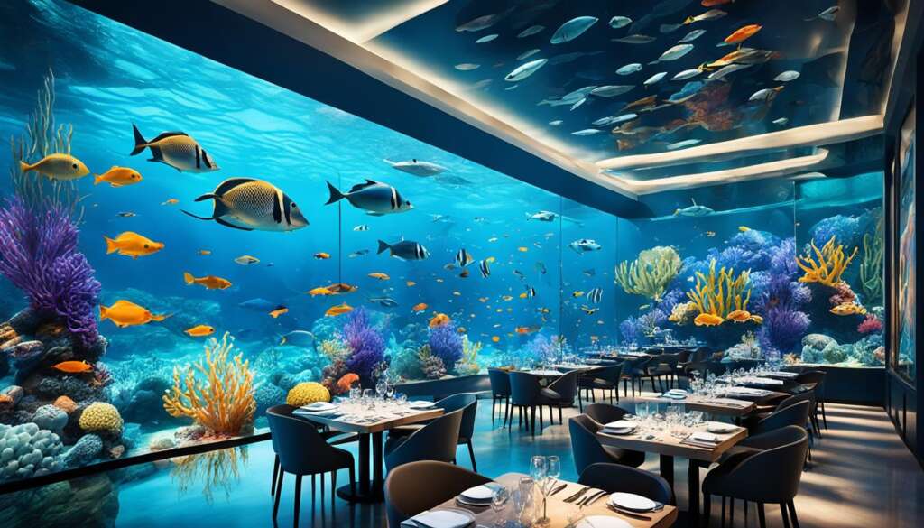 underwater restaurant dubai underwater restaurant dubai