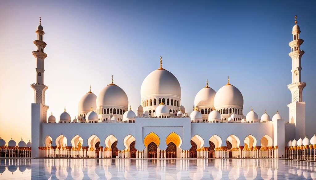 Architecture de la Mosquée Abu Dhabi