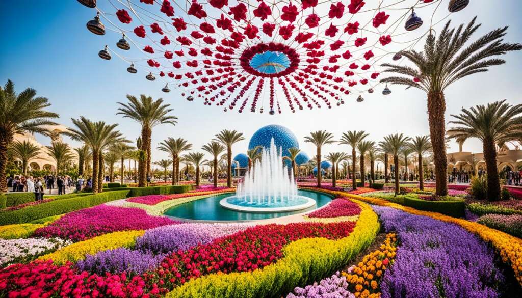 Expérience sensorielle dans le Dubai Miracle Garden