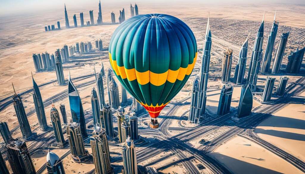 montgolfière à Dubaï