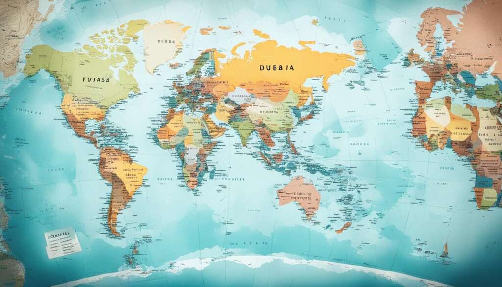nationalités devant obtenir un e-Visa pour Dubaï