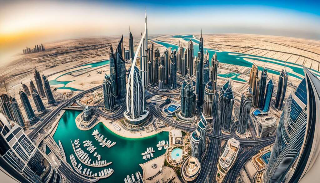 vue depuis le Burj Khalifa