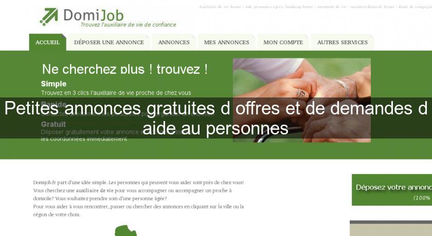 Pourquoi ne pas profiter des petites annonces gratuites pour transformer votre vie en un clic ?