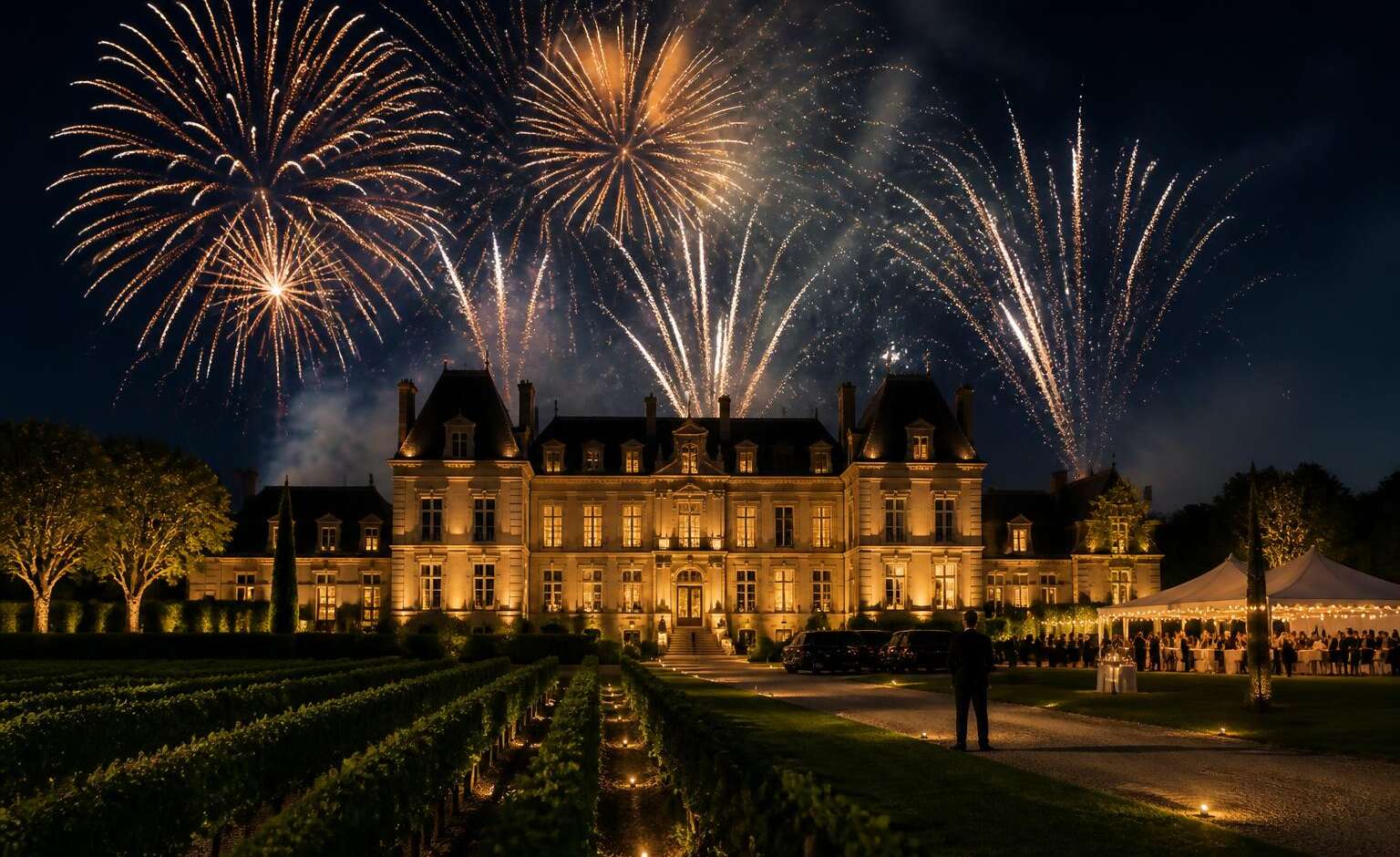 Feu d’artifice premium pour un événement immobilier : sécurité, budget et effet signature