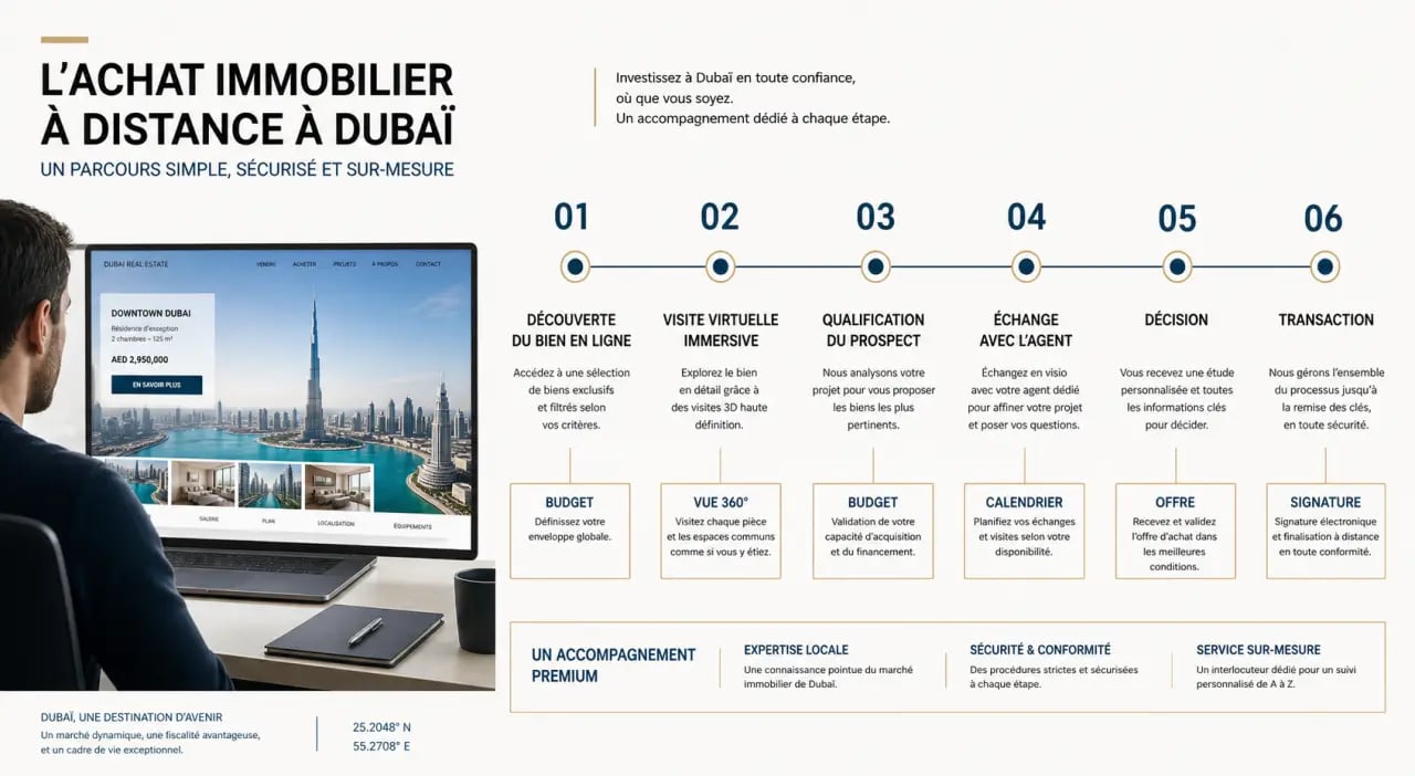 La réalité virtuelle comme levier de vente dans l’immobilier dubaïote illustrée par le parcours d’achat à distance
