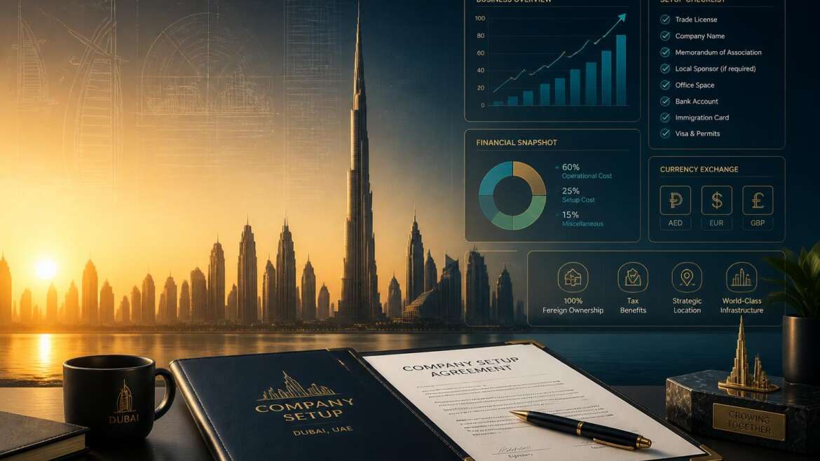 Implantation d’entreprise à Dubaï : 375 000 AED, Free Zone, Mainland et les coûts à ne pas sous-estimer