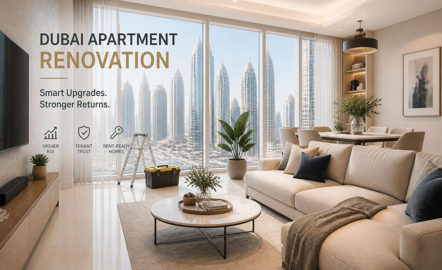 Quels travaux, quel budget et quels matériaux pour louer un appartement à Dubaï sans surinvestir ?