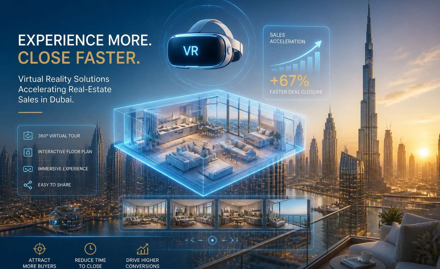 La réalité virtuelle accélère la vente immobilière à Dubaï, surtout pour les biens sur plan