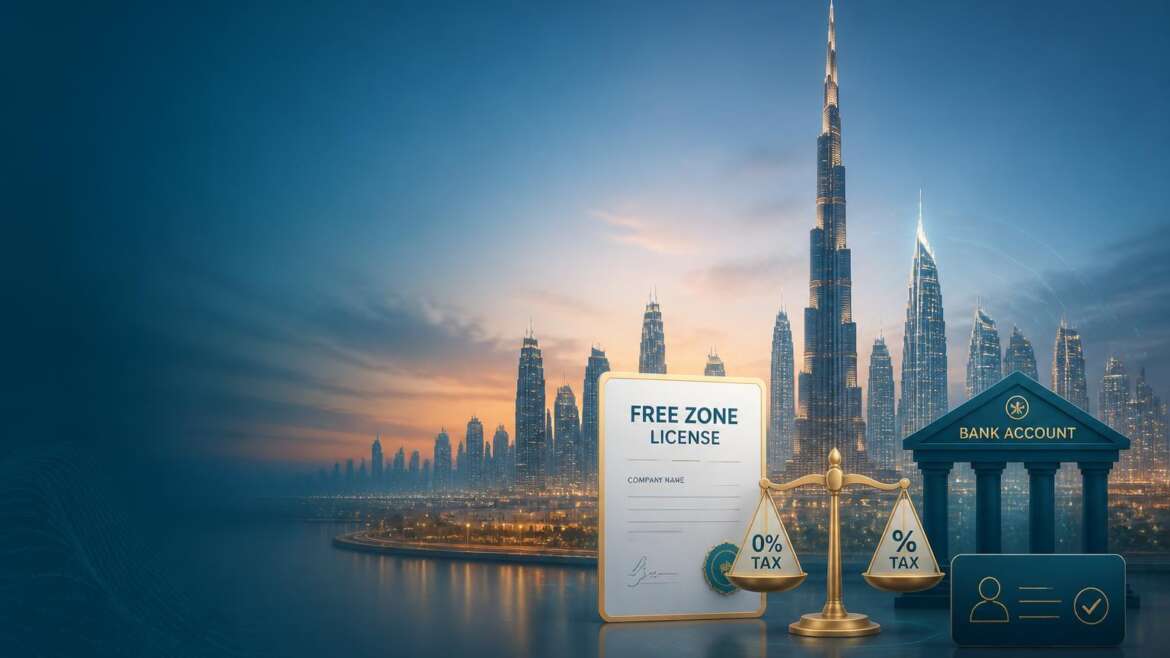 Free Zone, fiscalité, banque : les trois points qui font basculer la gestion administrative à Dubaï