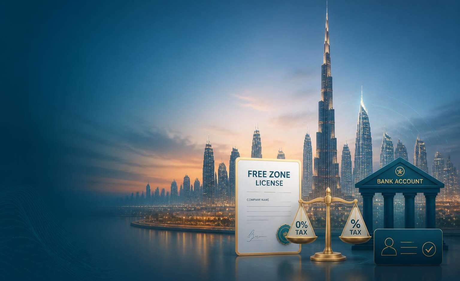 Free Zone, fiscalité, banque : les trois points qui font basculer la gestion administrative à Dubaï