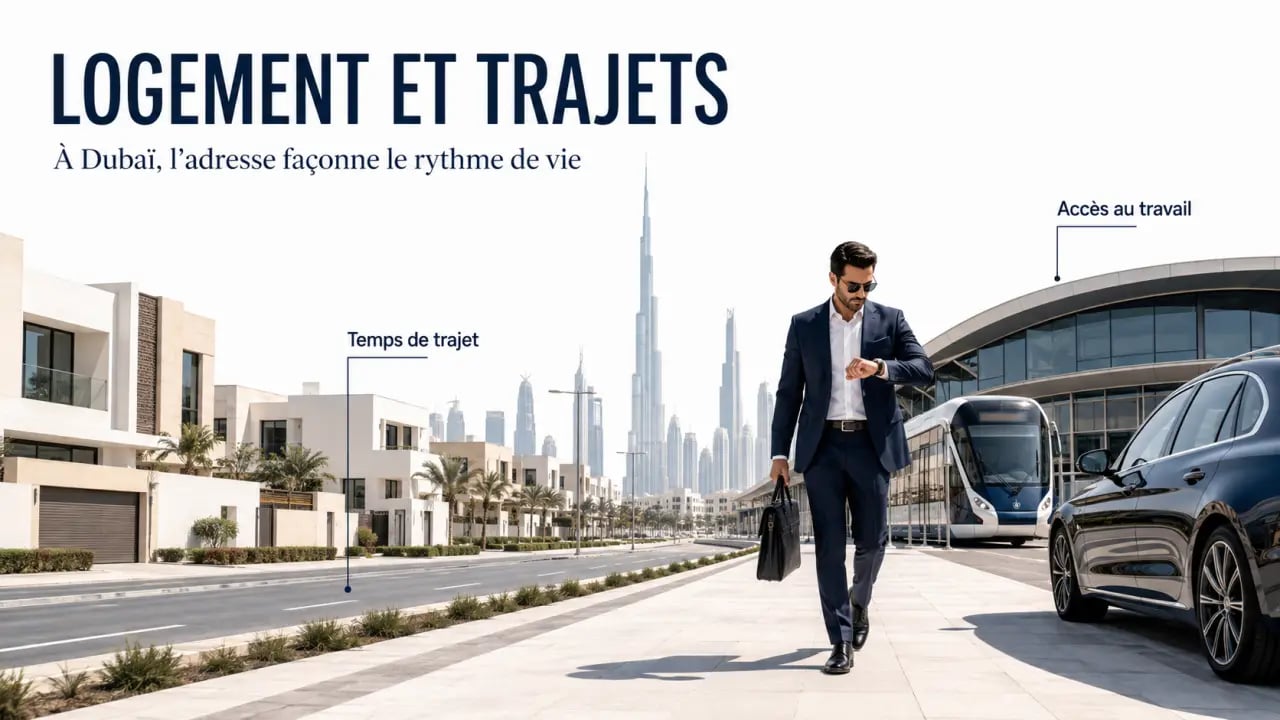 Optimiser la mobilité internationale des cadres expatriés à Dubaï en choisissant un logement adapté aux trajets et au rythme de vie